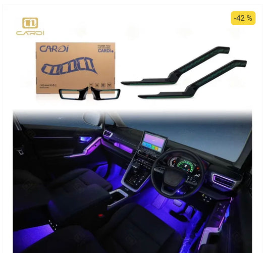 CARDI K4 OEM Ambient Light Kit | For Toyota Innova Hycross 2023 Onwards (17-Piece Set)