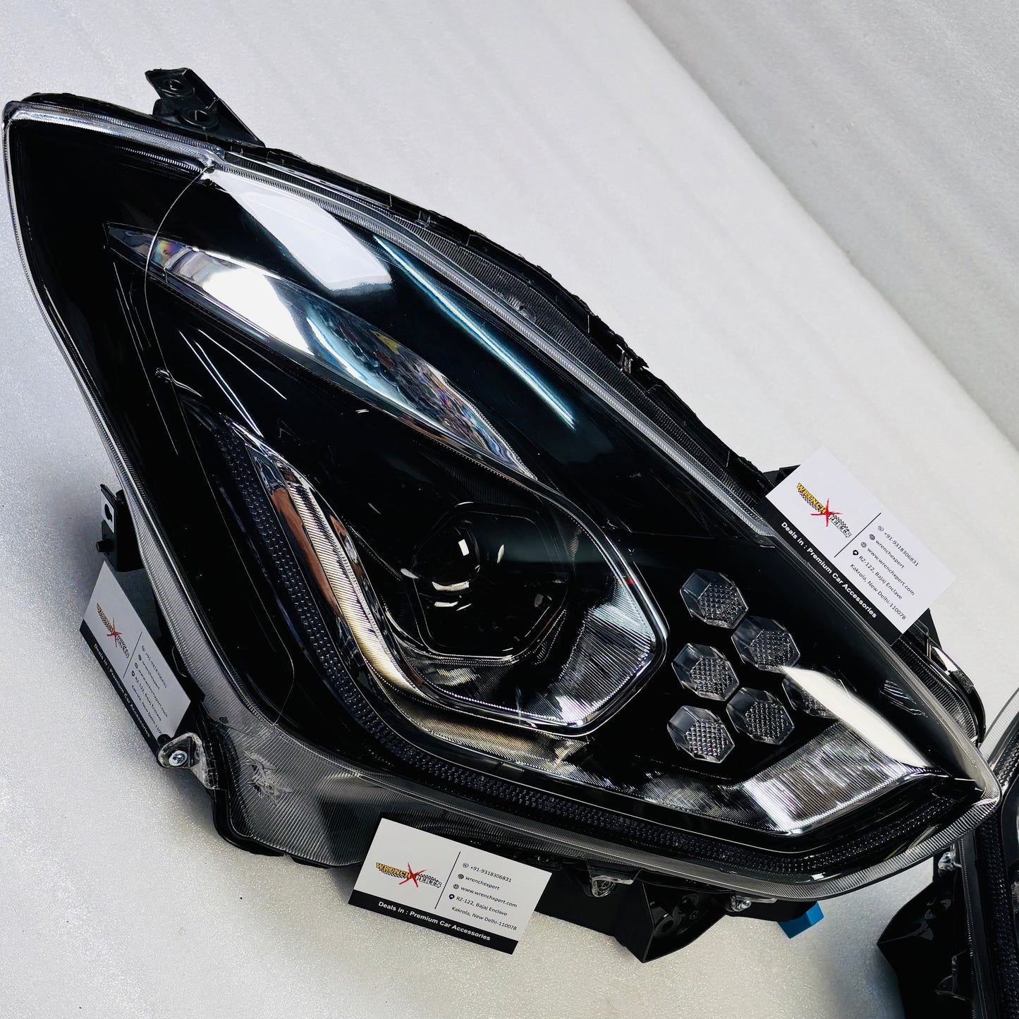 Maruti Suzuki Swift-Type 3 Projector Headlights | DRL Headlamps ( Fits 2018-2024 Models )