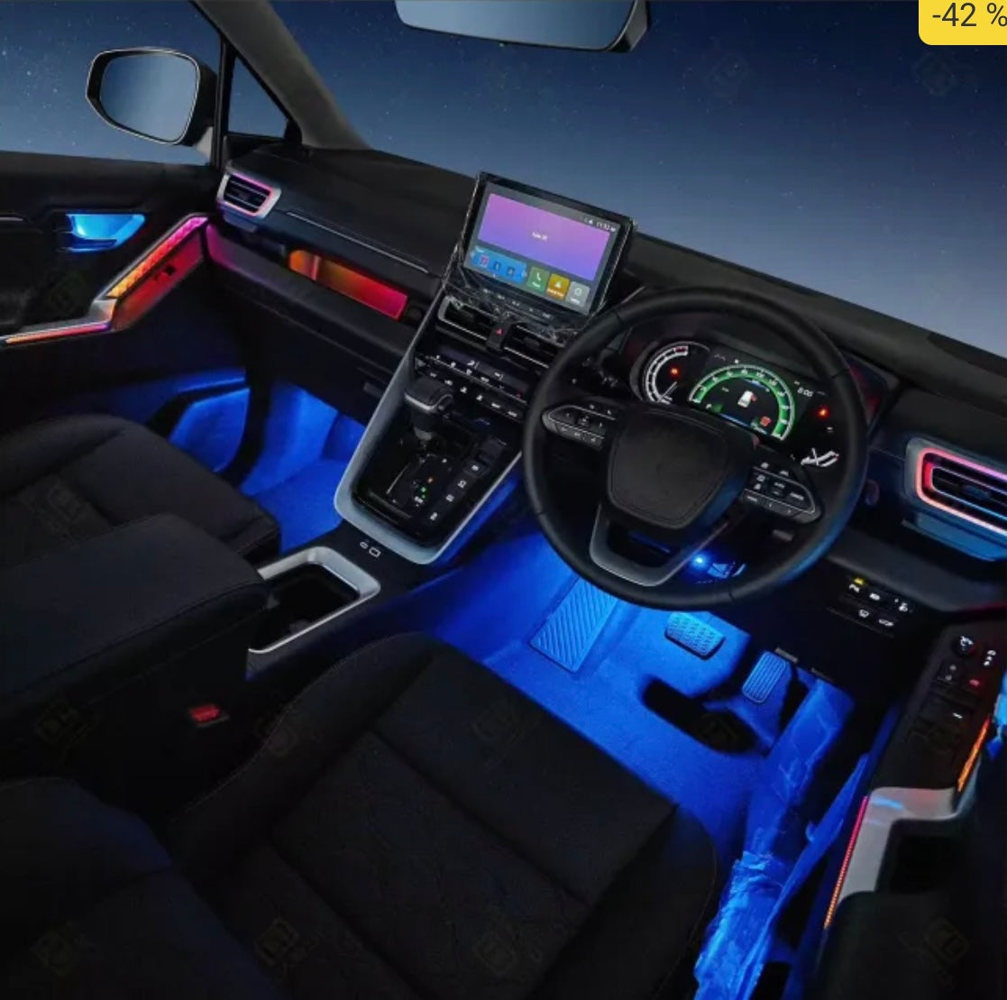 CARDI K4 OEM Ambient Light Kit | For Toyota Innova Hycross 2023 Onwards (17-Piece Set)