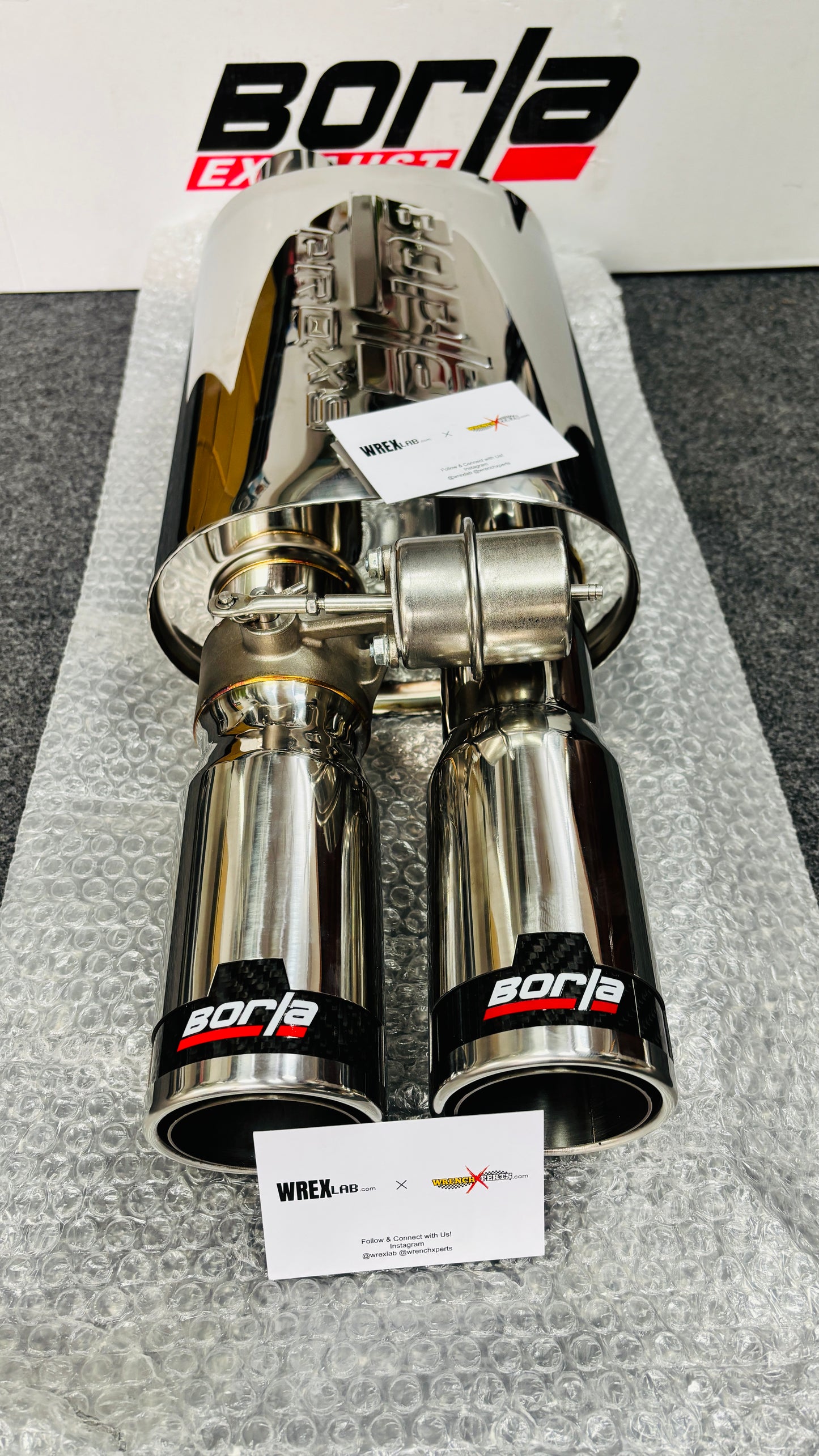 Dual Tip (Carbon) Valvetronic Exhaust (Borla)