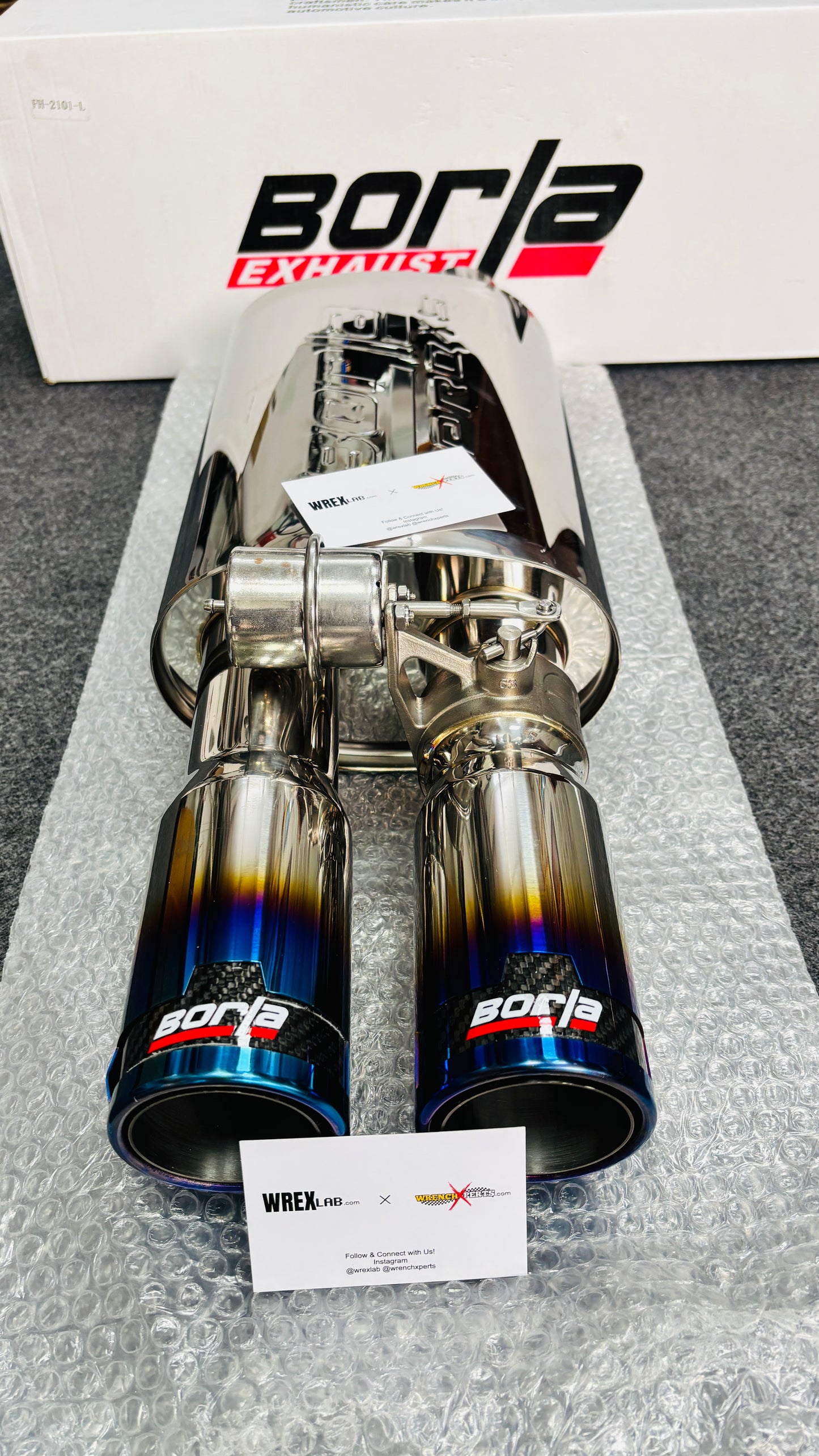 Dual Tip (Burnt) Valvetronic Exhaust (Borla)