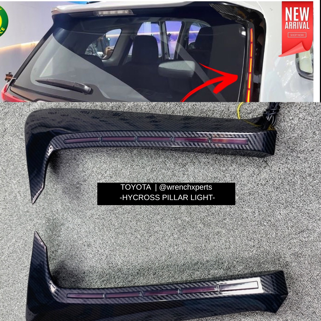 Toyota Innova Hycross Scanning LED Pillar Light Kit | Premium Dynamic Flow Effect