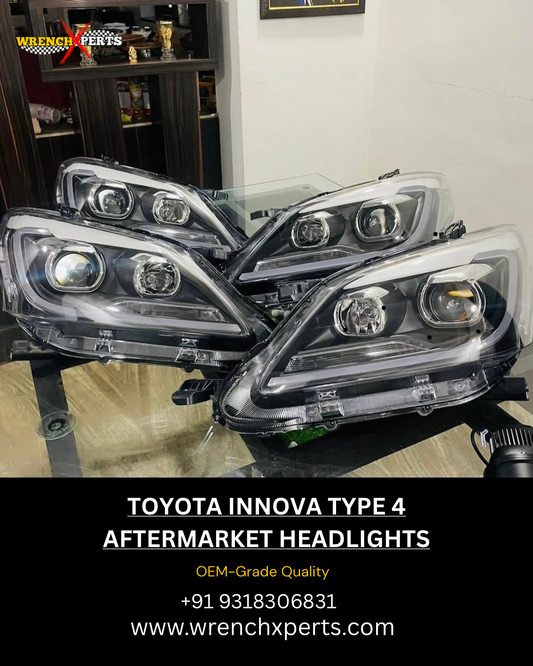 TOYOTA INNOVA TYPE 4 AFTERMARKET HEADLIGHTS