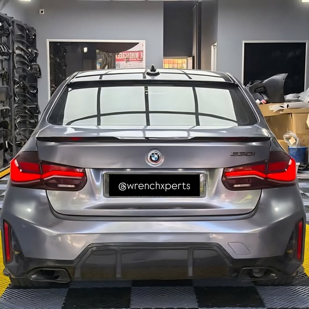 Bmw 3 Series F30 2012-2018 To G20 Lci M Sports Mt Mtech Upgrade Facelift Conversion Hood Fender Bodykit Bumper Headlight Helogen CC-6332