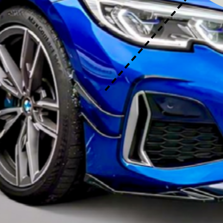 Front Bumper Canards Set of-4 For BMW 3-Series G20 & G26 | VTEN