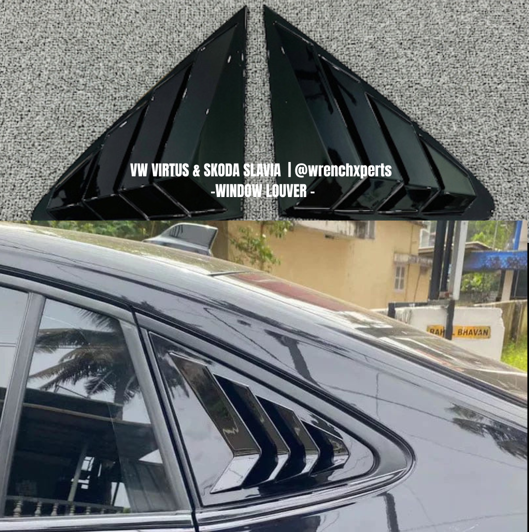 Volkswagen Virtus / Skoda Slavia Window Louvers | ABS