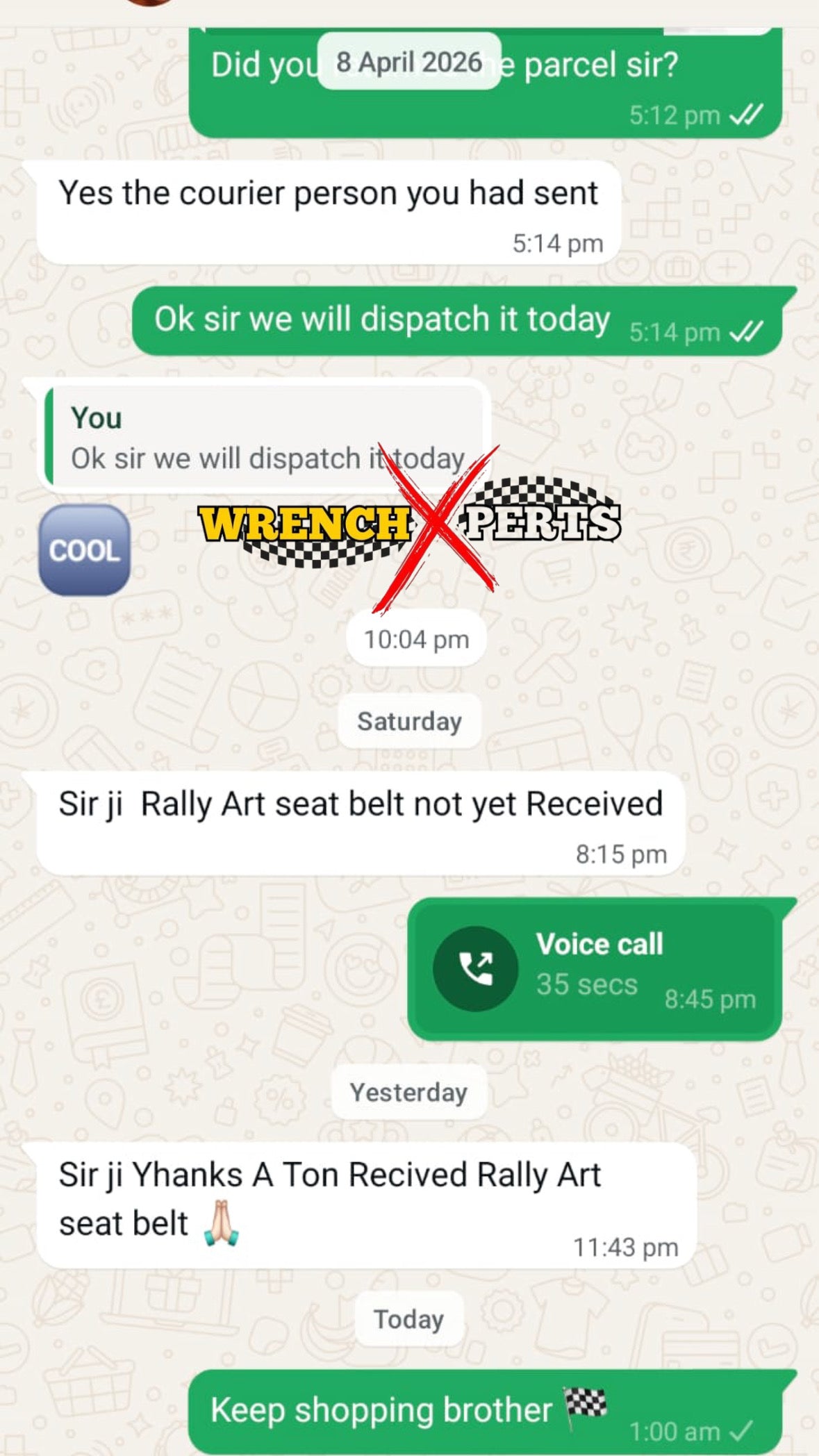 Customer Review | @wrenchxperts