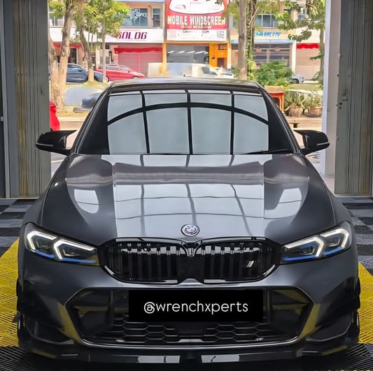 Bmw 3 Series F30 2012-2018 To G20 Lci M Sports Mt Mtech Upgrade Facelift Conversion Hood Fender Bodykit Bumper Headlight Helogen CC-6332