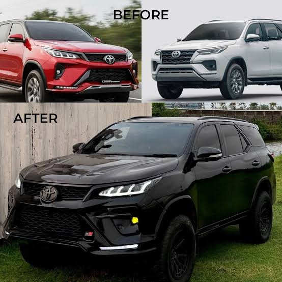 TOYOTA FORTUNER TYPE 3 ,TYPE 4 GR SPORT CONVERSION STYLE BODY KIT | ABS
