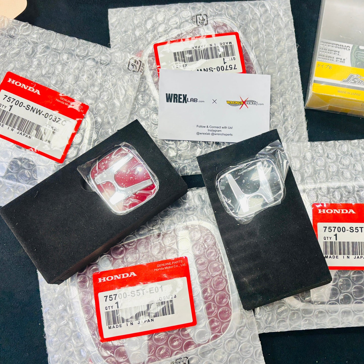 Honda JDM Type R Emblems (Set Of 3) | Aftermarket Replacement Logos