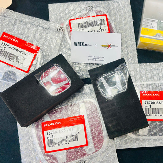 Honda JDM Type R Emblems (Set Of 3) | Aftermarket Replacement Logos