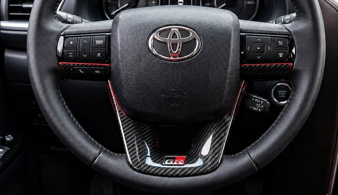 Toyota Fortuner Steering Wheel Trim Badges | GR-Sports