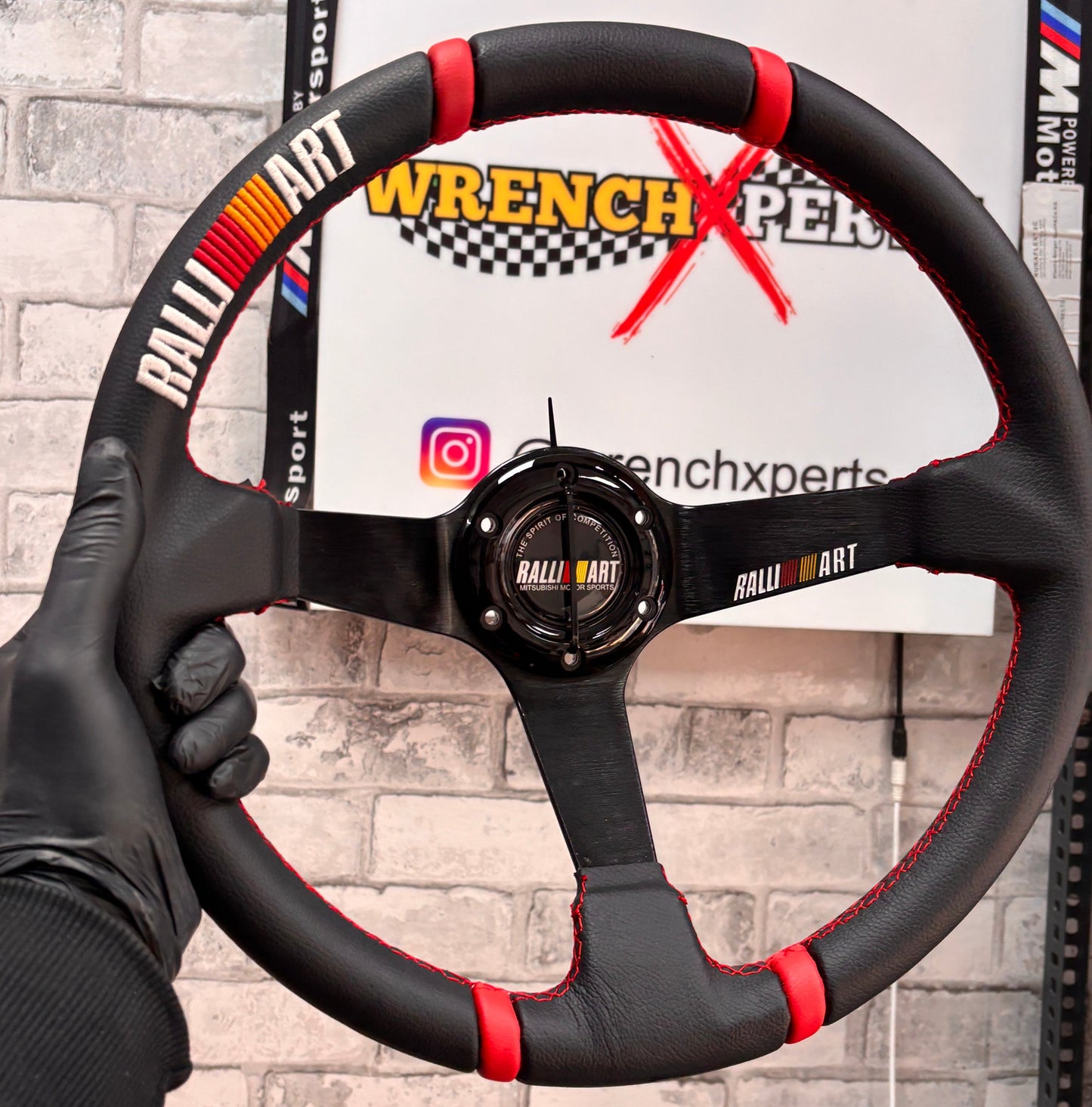 Ralliart 14 Inch Carbon Edition Universal Steering Wheel