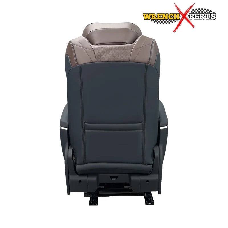 Car Recliner Seat in Coffee & Black For Innova, Hycross, Fortuner, Carnival (PAIR)