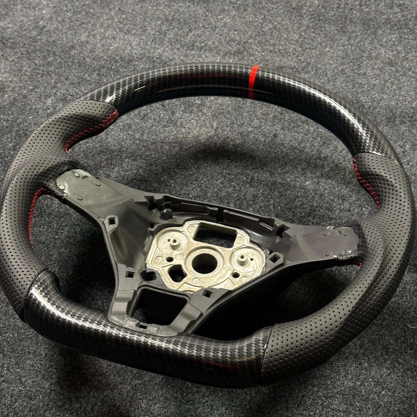 VW Polo Carbon Fiber Finish Steering Wheel