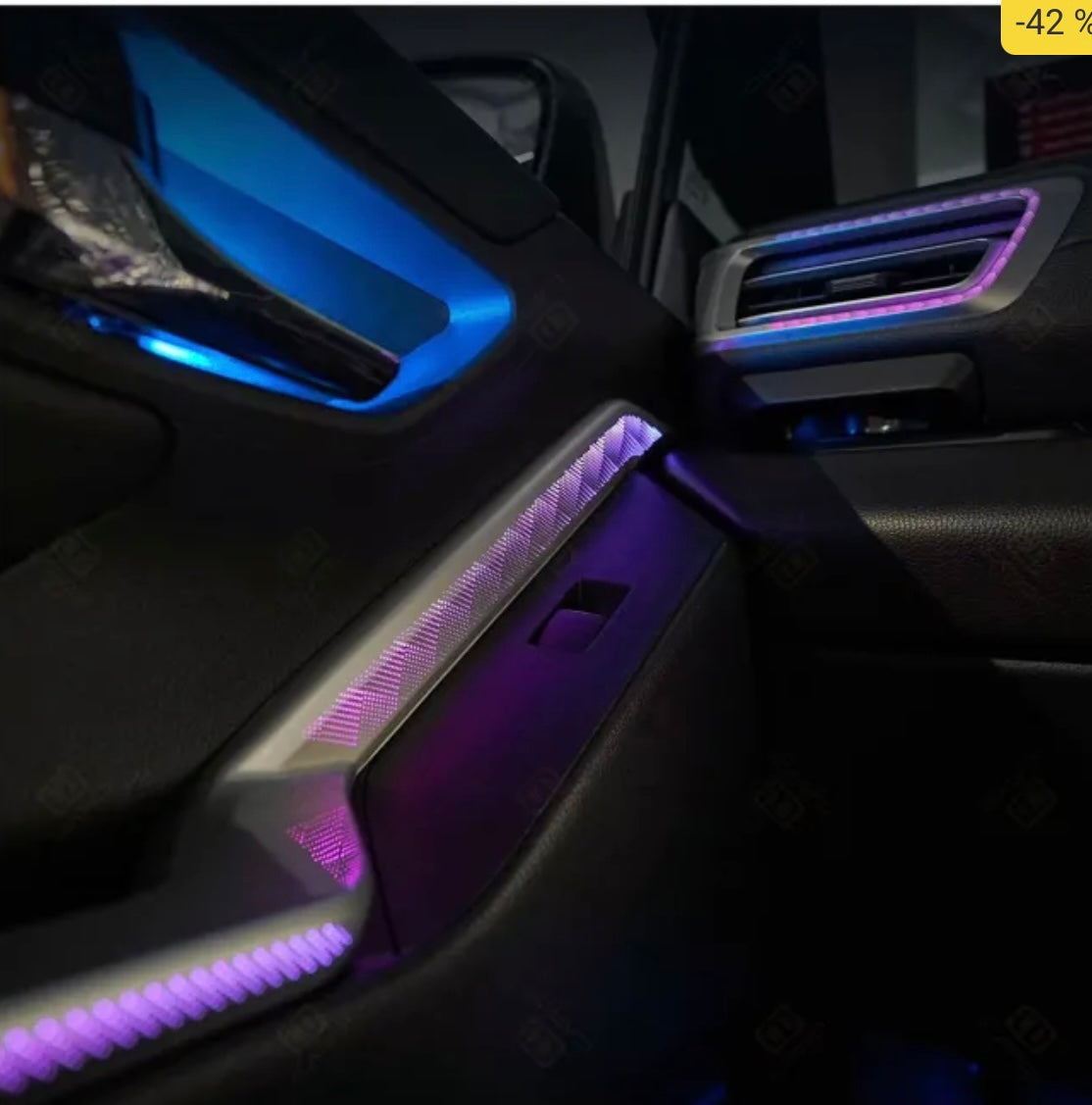 CARDI K4 OEM Ambient Light Kit | For Toyota Innova Hycross 2023 Onwards (17-Piece Set)