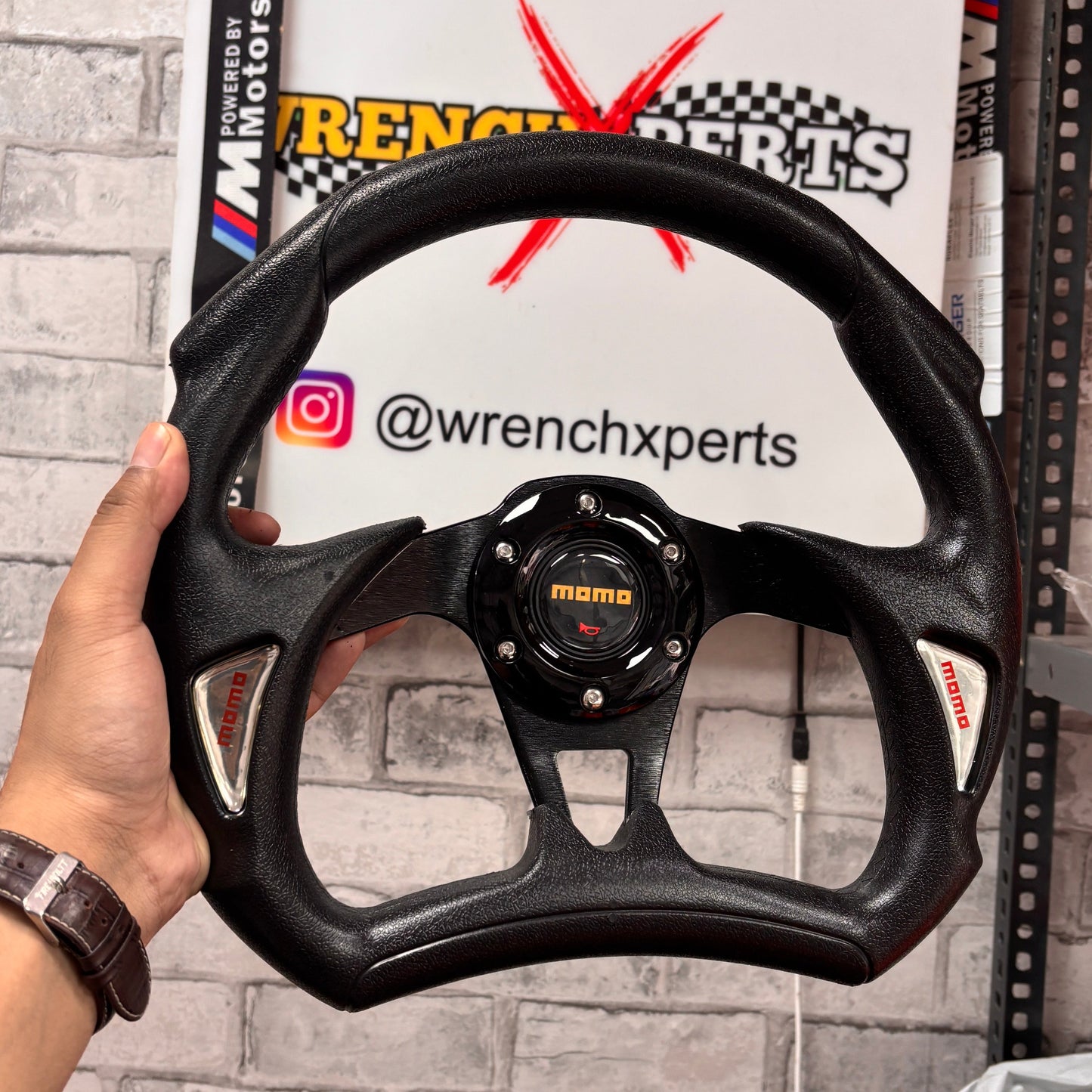 MOMO Steering Wheel 12-Inch | Sporty Design With Hub