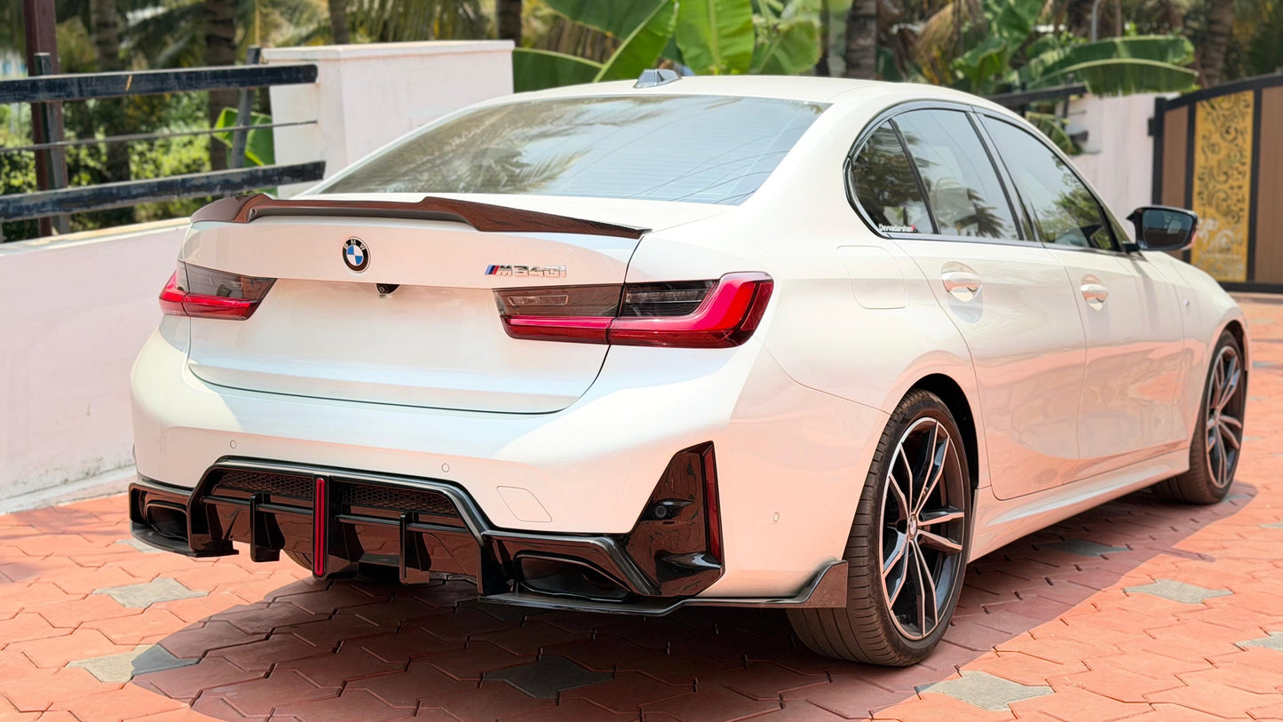 BMW 3-Series G20 LCI  Diffuser With Integrated F1-Style Light Compatible With | Aftermarket