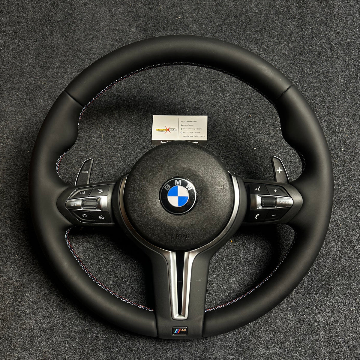 BMW F30 M-Sport Style Leather Steering Wheel