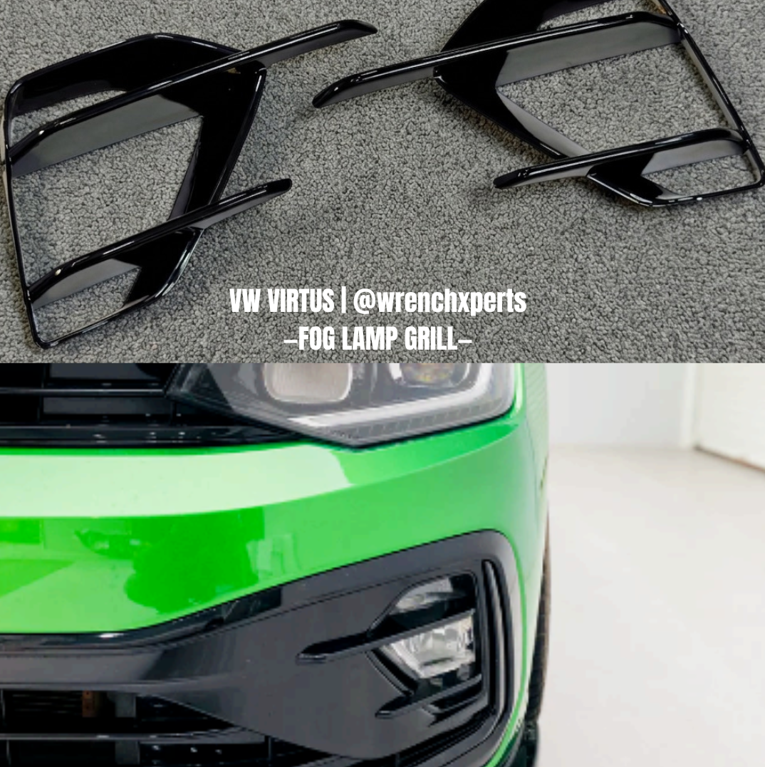 VW Virtus Fog Lamp Grill | Sporty Front Bumper appearance