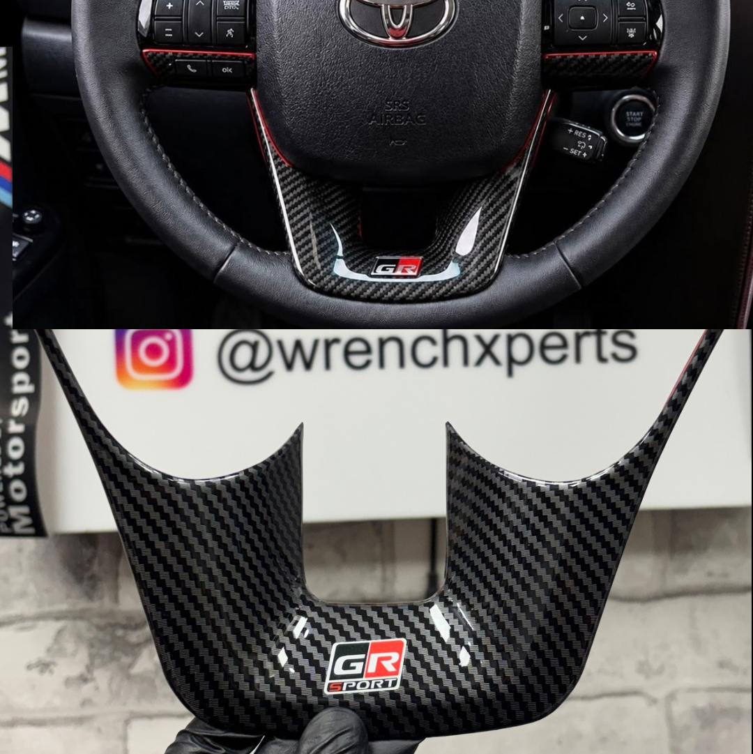 Toyota Fortuner Steering Wheel Trim Badges | GR-Sports