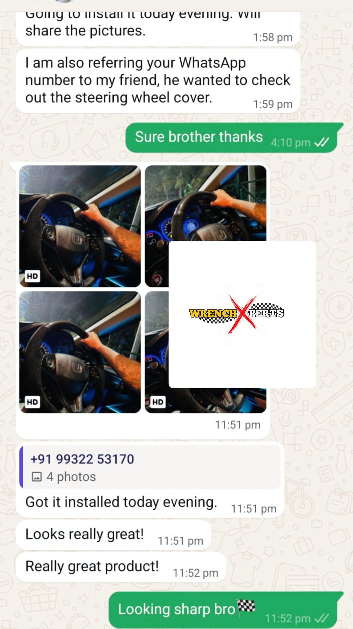 Customer Review | @wrenchxperts