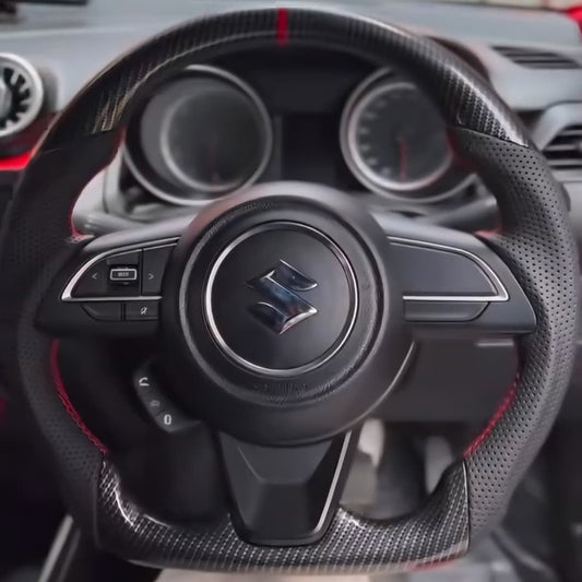 Suzuki Copy Carbon Fiber Steering Wheel Frame|  2018+ Models