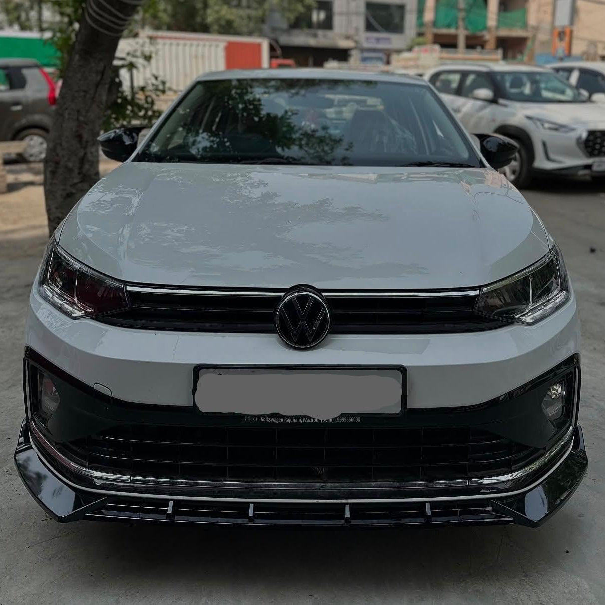 VW Virtus & Skoda Slavia 3-Piece Front Splitter