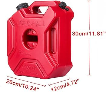 Jerry Can Fuel Storage Container (5L) | Off-Road Gear Color: Red
