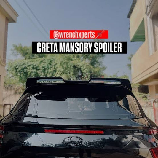 Hyundai Creta Mansory Style Roof Spoiler | Premium ABS Aftermarket Upgrade