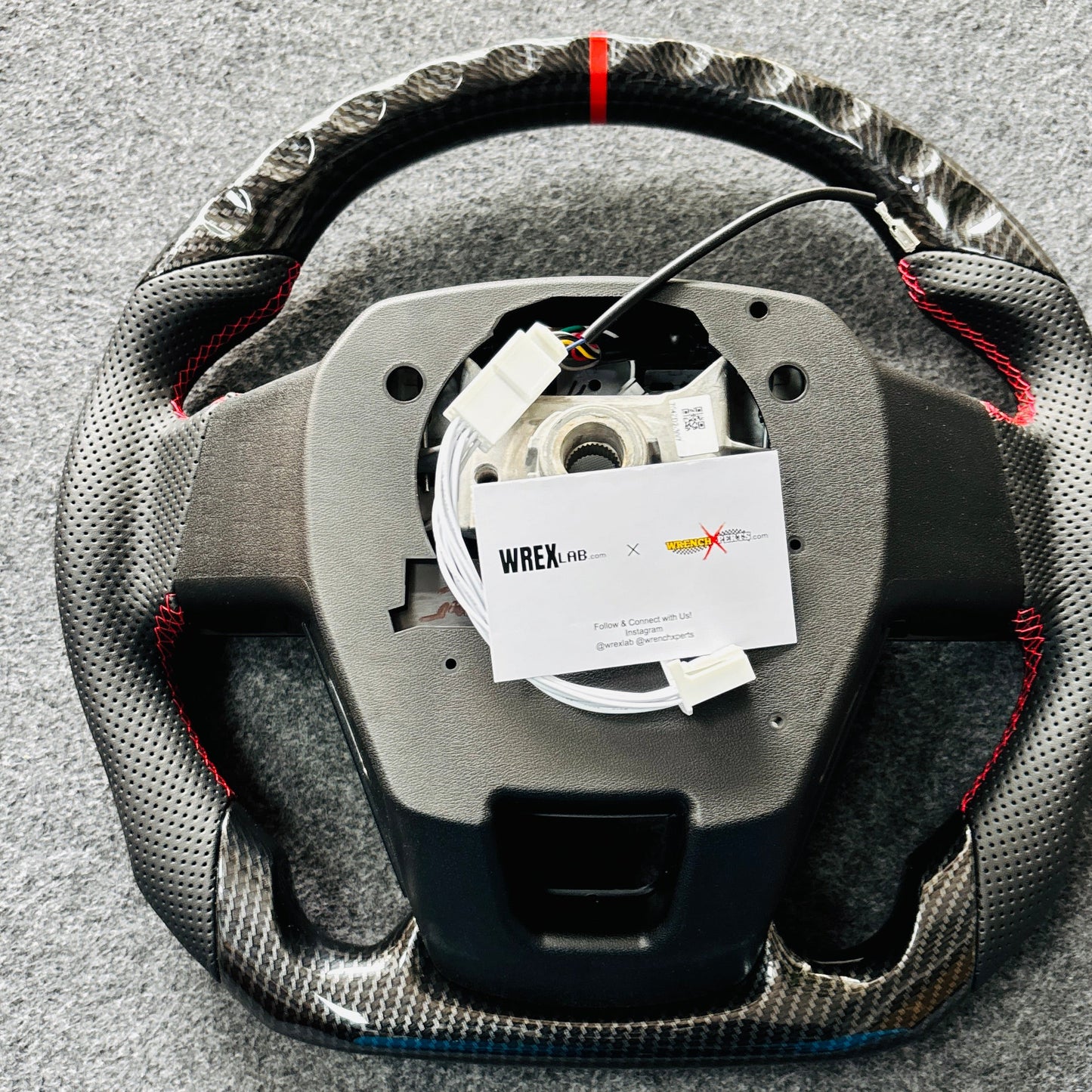 Carbon Fiber Steering Wheel for Crysta, Fortuner, Hilux, Innova Carbon | Aftermarket