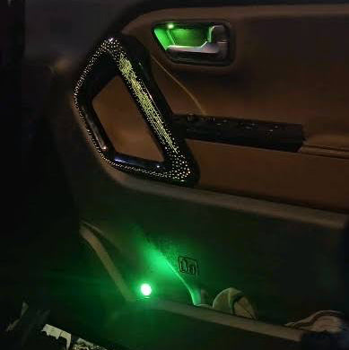 CARDI K4 OEM Ambient Lights With Black Panel For Mahindra Scorpio N 2022 Onwards - 18 Pieces