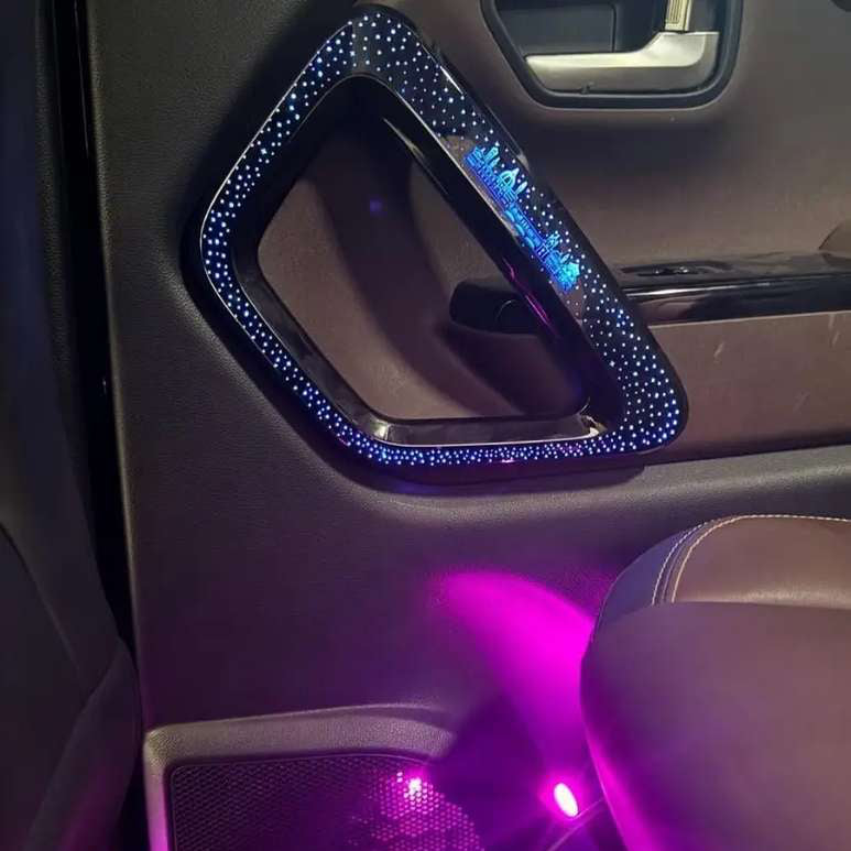 CARDI K4 OEM Ambient Lights With Black Panel For Mahindra Scorpio N 2022 Onwards - 18 Pieces