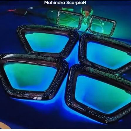 CARDI K4 OEM Ambient Lights With Black Panel For Mahindra Scorpio N 2022 Onwards - 18 Pieces