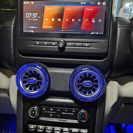 CARDI K4 Moving Star AC Vent Ambient Light For Mahindra Thar 2020 Onwards