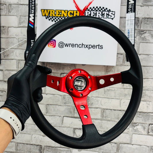 SPARCO 14INCH DEEP Universal Steering Wheel