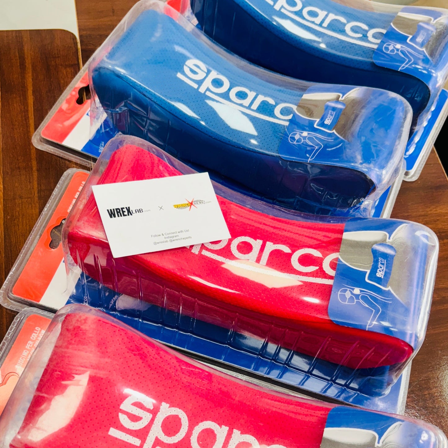 Sparco Memory Foam Neck Rest (pair)