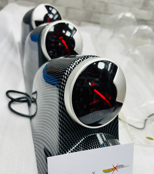 Defi Pillar Meter Gauge (RPM, Water Temp & Voltage)