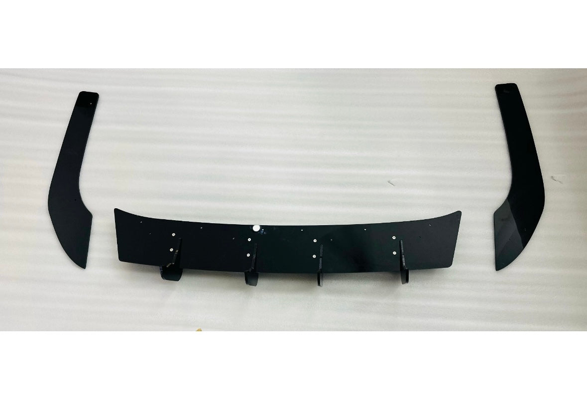 Volkswagen Virtus / Skoda Slavia 4 Fin Diffuser| Rear Bumper Diffuser