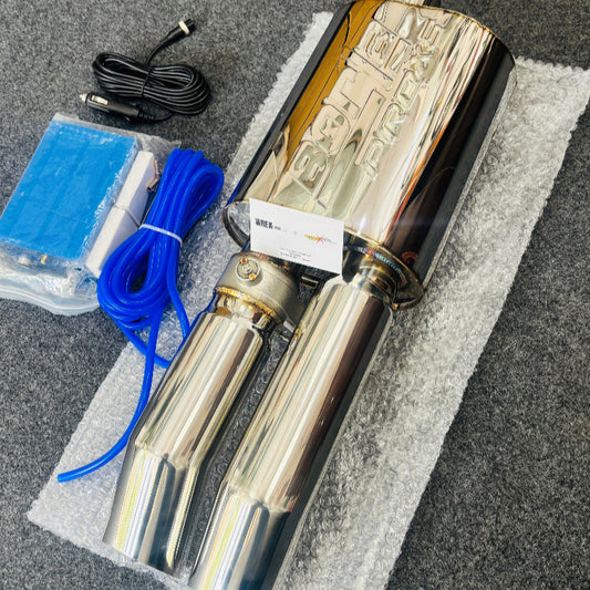 Borla Dual Tip (Spit Fire) Valvetronic Exhaust
