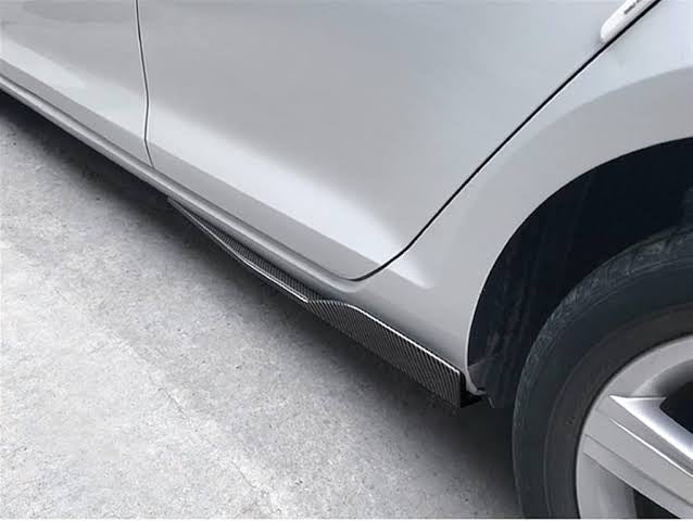 Universal 3 Pc Front Splitters | Gloss Black | ABS