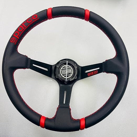 Sparco 14 Inch Carbon Edition Universal Steering Wheel