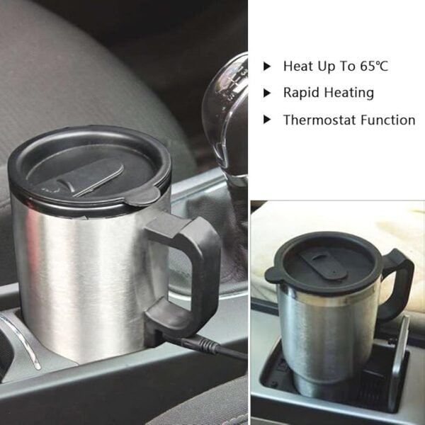 12V Car Heating Cup Mug - Image 4