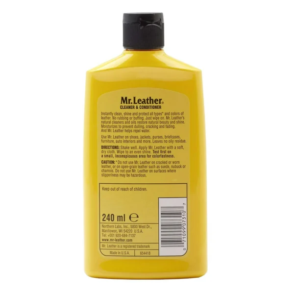 Mr. Leather Water-Resistant Leather Cleaner Liquids - Image 2