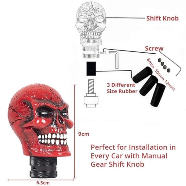 Red Skull (Gear Knob) - Image 3